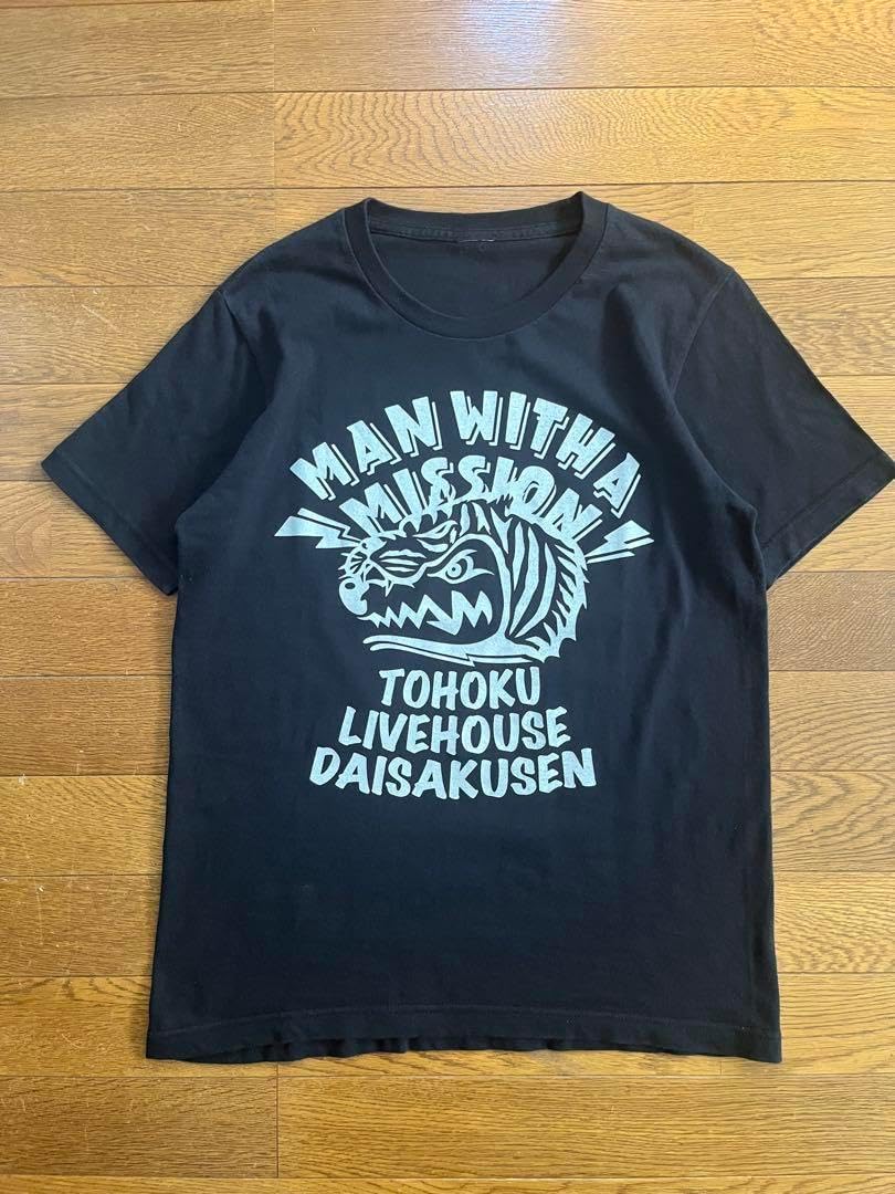 MAN WITH A MISSION 東北ライブハウス大作戦 コラボ Tシャツ MAN WITH A MISSION 東北ライブハウス大作戦 コラボ Tシャツ